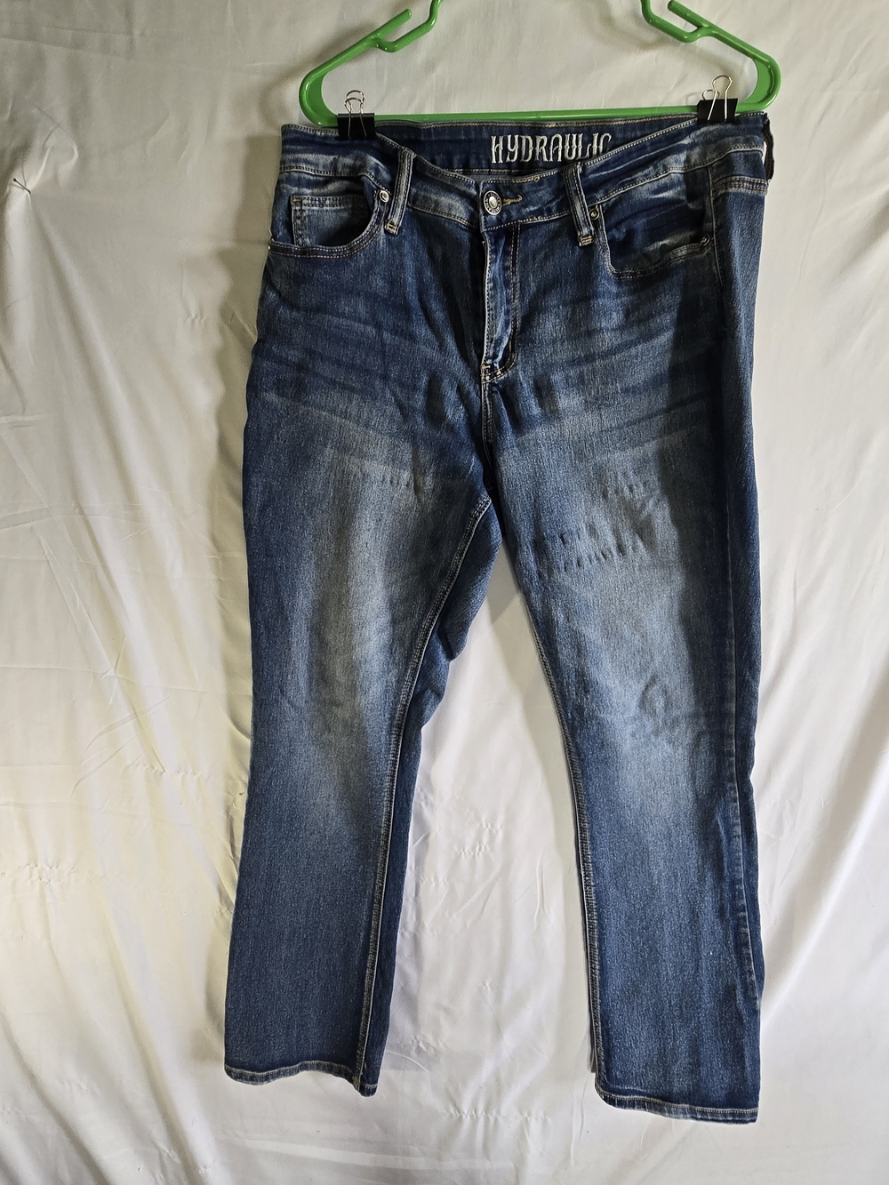Hydraulic women's boot cut jeans in faded blue